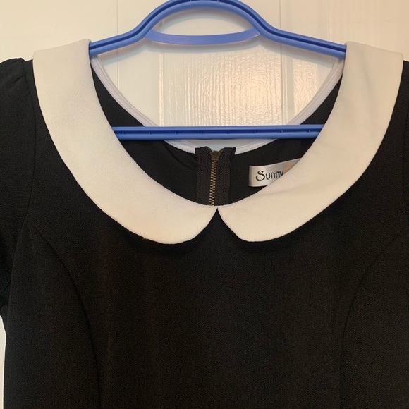 Black A-Line Dress - Picture 2 of 3